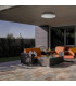 4 Light Outdoor Lamp Matt White  IP65, E27