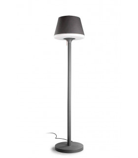1 Light Outdoor Floor Lamp Urban Grey IP44, E27
