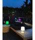 LED 1 Light RGB Lamp Outdoor Post Lantern White IP54
