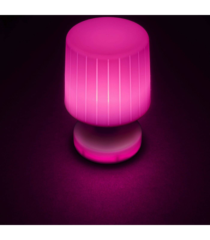 LED 1 Light RGB Lamp Outdoor Post Lantern White IP54