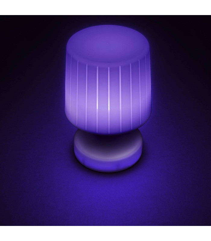 LED 1 Light RGB Lamp Outdoor Post Lantern White IP54