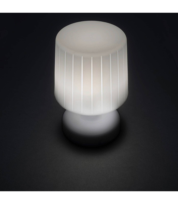 LED 1 Light RGB Lamp Outdoor Post Lantern White IP54