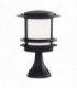 Black Outdoor Pedestal Light, E27