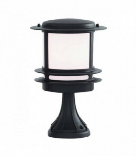 Black Outdoor Pedestal Light, E27