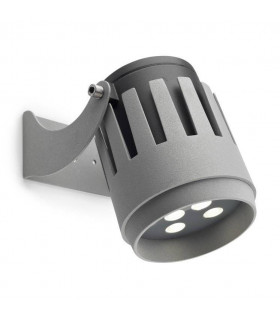 LED 9 Light Large Outdoor Spotlight Grey IP65