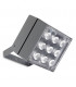 LED 9 Light Large Outdoor Spotlight Urban Grey IP65
