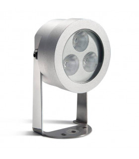 LED 3 Light Outdoor Spotlight Grey IP65