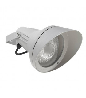 1 Light Outdoor Spotlight Grey IP65, E27