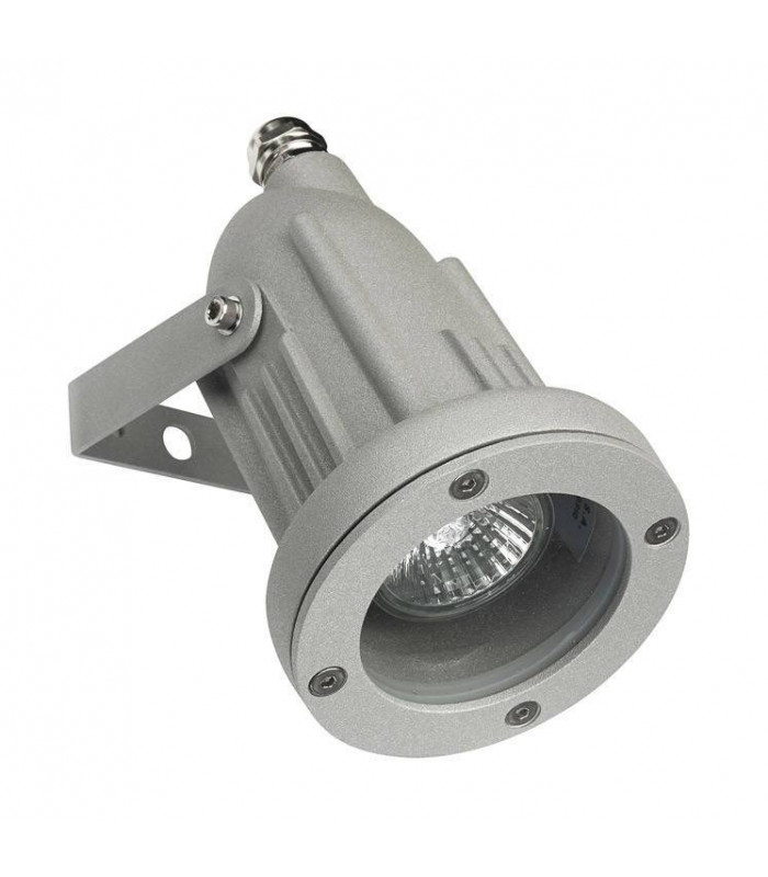 1 Light Outdoor Spotlight Grey IP65, GU10