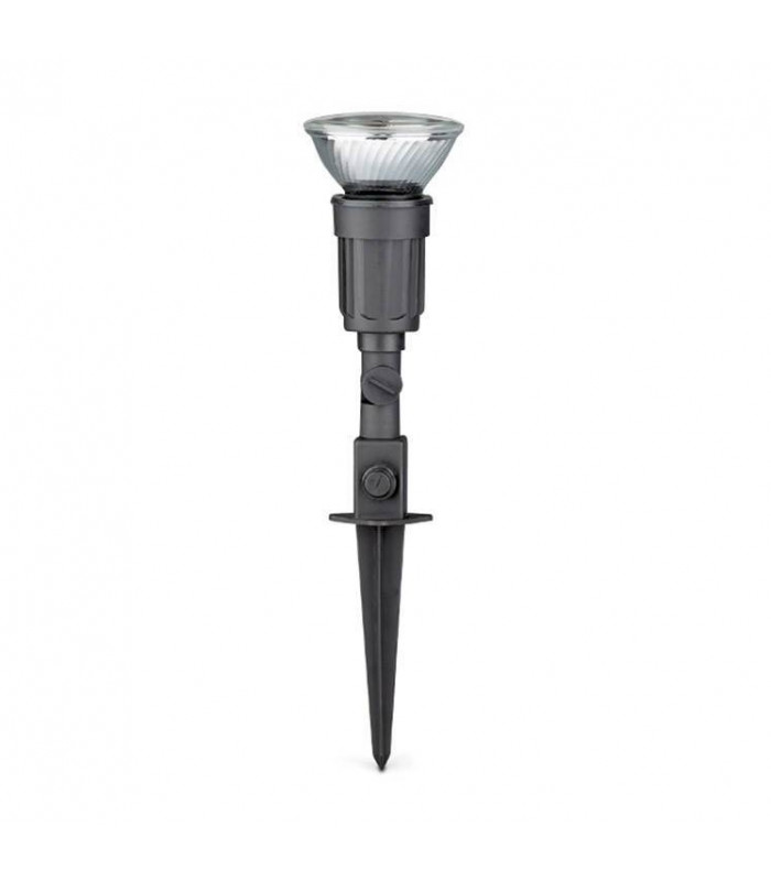 1 Light Outdoor Mini Spotlight Black IP44, E27