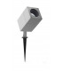 1 Light Outdoor Spotlight Grey IP44, GU10