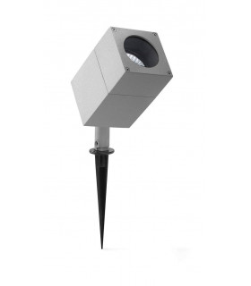 1 Light Outdoor Spotlight Grey IP44, GU10