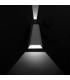 LED 2 Light Outdoor Wall Light Grey IP44