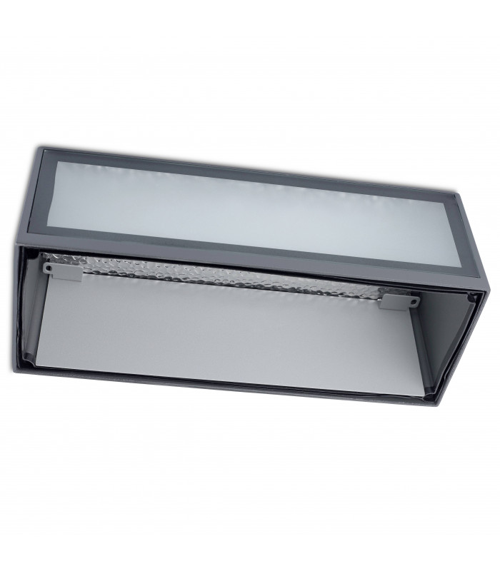 2 Light Outdoor Wall Light Urban grey IP65