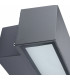 2 Light Outdoor Wall Light Urban grey IP65