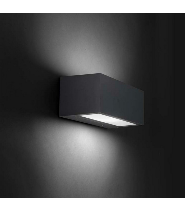 1 Light Outdoor Wall Light Urban grey IP54, E27