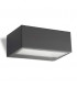 1 Light Outdoor Wall Light Urban grey IP44