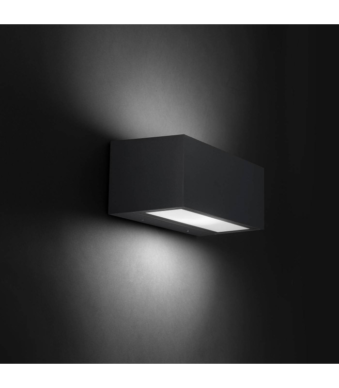 1 Light Outdoor Wall Light Urban grey IP44