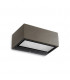 LED Outdoor Wall Light Brown IP44