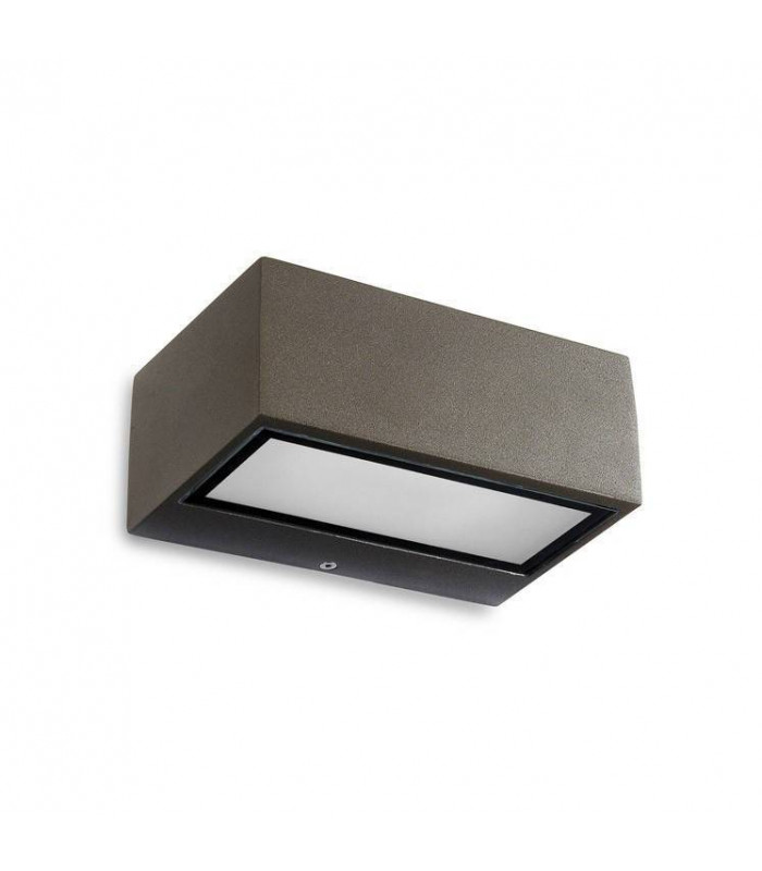 LED Outdoor Wall Light Brown IP44
