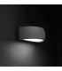 1 Light Outdoor Small Up Down Wall Light Grey IP65, E27