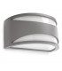 1 Light Outdoor Wall Light Grey IP65, E27