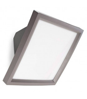 2 Light Outdoor Wall Light Grey IP65, E27