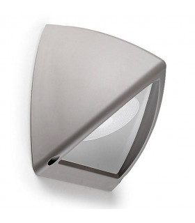 1 Light Outdoor Wall Light Grey IP54, E27