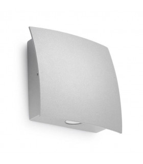 LED 1 Light Outdoor Small Wall Light Grey IP64