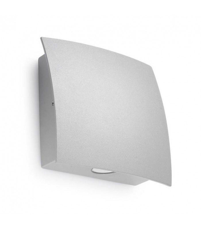 LED 1 Light Outdoor Small Wall Light Grey IP64
