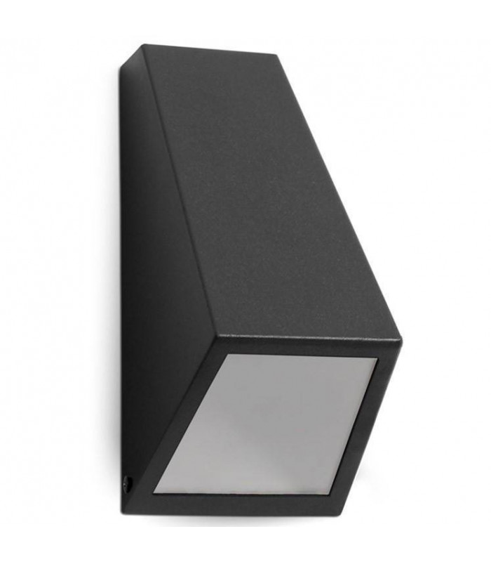 1 Light Outdoor Wall Light Urban grey IP44, E27