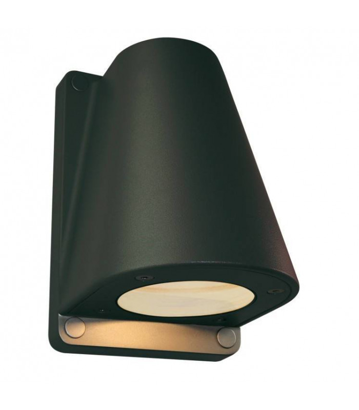 1 Light Outdoor Wall Light Urban grey IP65, GU10