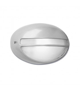 1 Light Outdoor Small Wall Light Grey IP44, E27