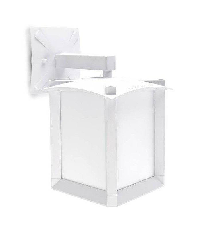 1 Light Outdoor Small Wall Lantern White, E27