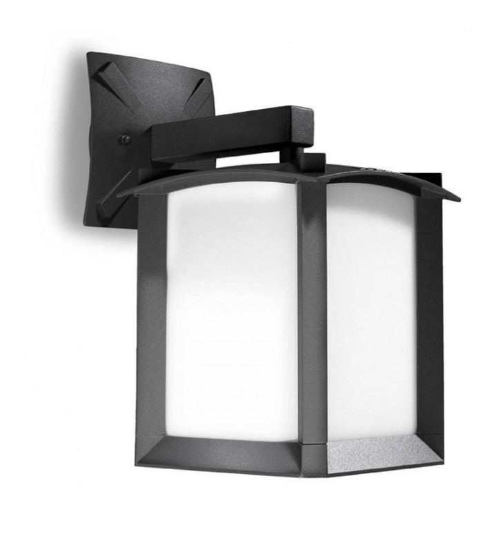 1 Light Outdoor Small Wall Lantern Urban grey, E27