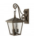 3 Light Outdoor Medium Wall Lantern Light Regency Bronze IP44, E14
