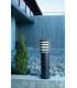 1 Light Medium Outdoor Bollard Light Black IP65, E27
