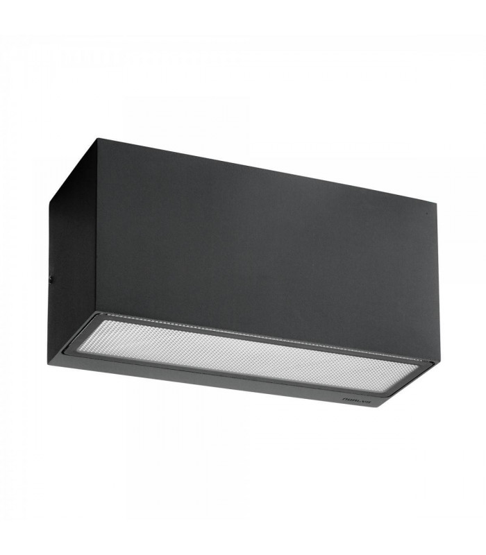 1 Light Outdoor Up / Down Wall Lantern Light Graphite IP65, E27
