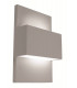 1 Light Outdoor Up Down Wall Light Aluminium IP54, E27