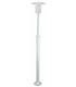 Outdoor Single Lamp Post Galvanised, E27