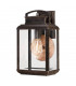 1 Light Outdoor Medium Wall Lantern Light Imperial Bronze IP44, E27