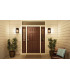 1 Light Outdoor Medium Wall Lantern Light Imperial Bronze IP44, E27