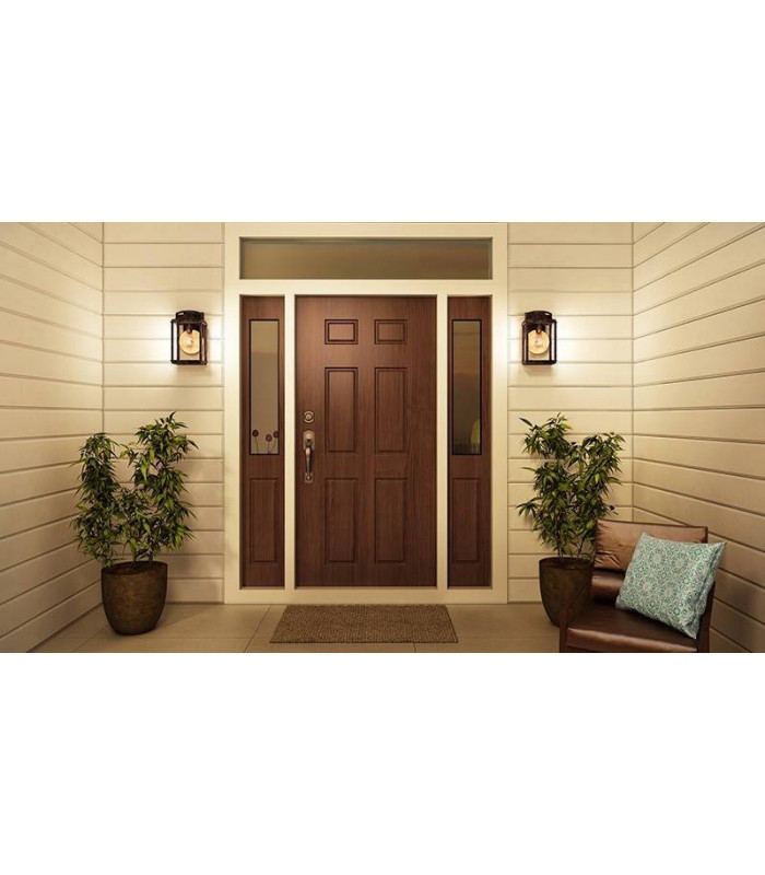 1 Light Outdoor Medium Wall Lantern Light Imperial Bronze IP44, E27
