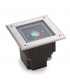 LED Square Outdoor RGB Easy+ Recessed Light Stainless Steel IP67