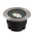 LED Large Round Outdoor RGB Easy+ Recessed Light Stainless Steel IP67