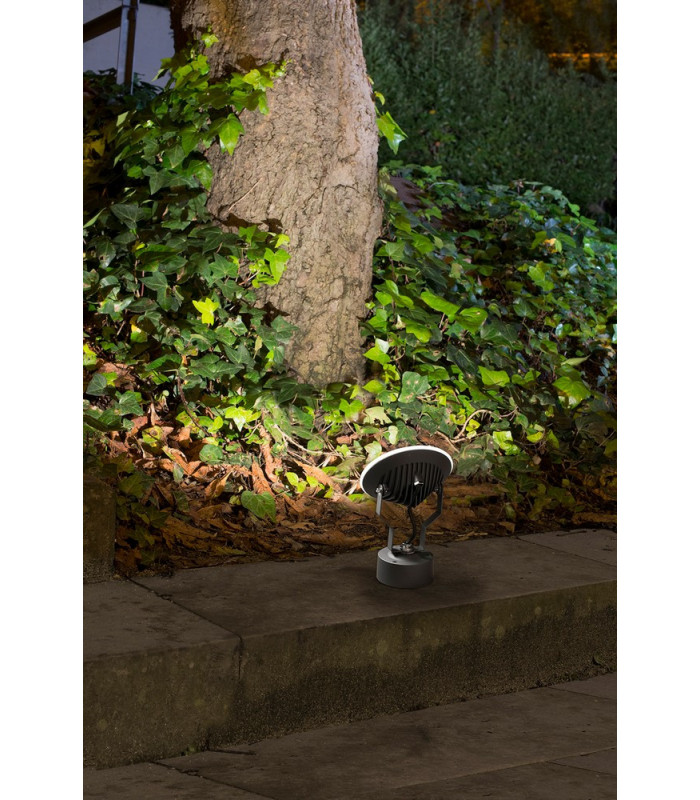 LED Large Adjustable Outdoor Spotlight Urban Grey IP65