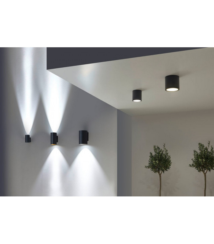 LED Outdoor Small Wall Light Urban Grey IP55