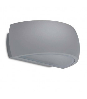 1 Light Outdoor Up Down Wall Light Urban Grey IP65, E27