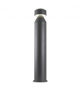 LED Outdoor Tall Bollard Light Urban Grey IP65