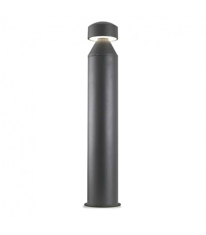 LED Outdoor Tall Bollard Light Urban Grey IP65